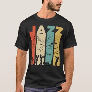 Vintage Music Jazz Band Musician T-Shirt