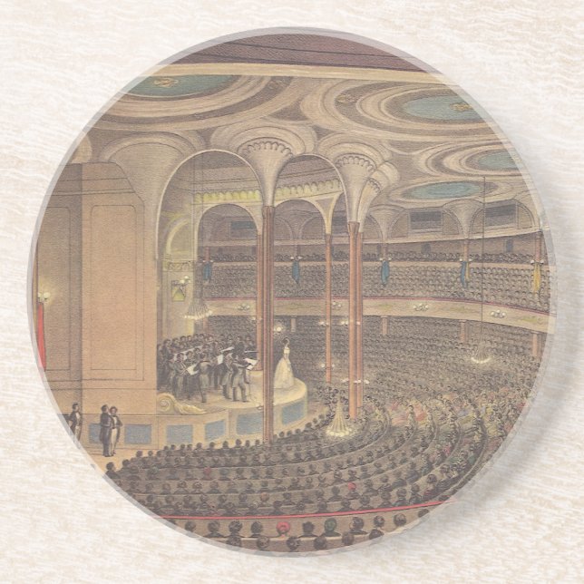 Vintage Music, Jenny Lind, Swedish Opera Singer Coaster (Front)