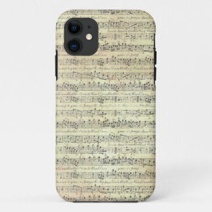 Vintage Music Note Pattern Music Theme Musician Case-Mate iPhone Case