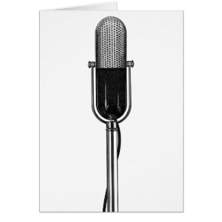 Vintage Music, Old Fashioned Retro Microphone