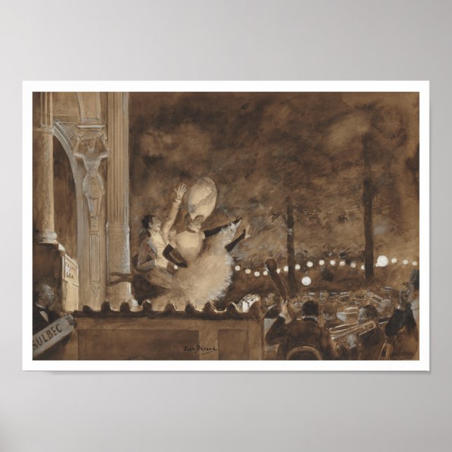 Vintage Music Print Dance Orchestra Musician Band (Front)