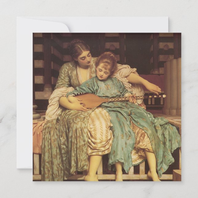 Vintage Music Recital Invitation (Front)