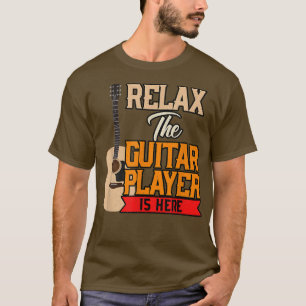 Vintage Music Relax Guitar Player String Instrumen T-Shirt