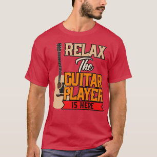 Vintage Music Relax Guitar Player String Instrumen T-Shirt