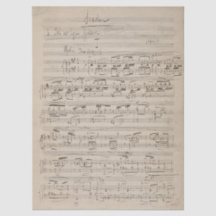 Vintage Music Score Decoupage Tissue Paper