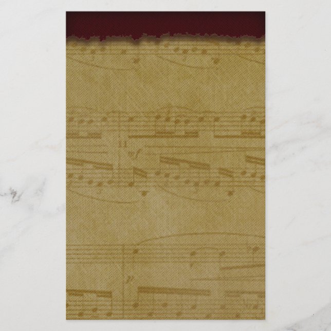 Vintage Music, stationery (Front)