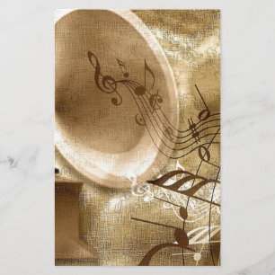 Vintage Music Stationery