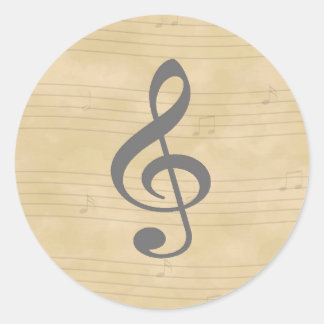 Vintage Music Sticker