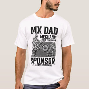 Vintage MX Dad Motocross Riding Buddy Shirt Design