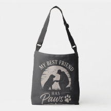 Vintage My Best Friend Has Paws Dog Dad