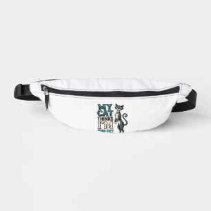 Vintage My Cat Thinks I’m Purr-Fect Cat Bum Bags
