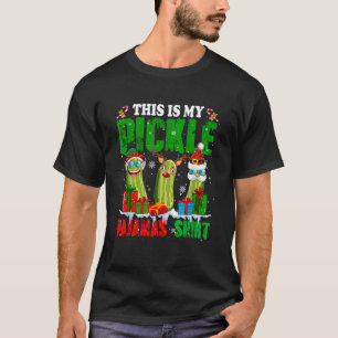 Vintage My Pickle Pyjamas Xmas Three Santa Elf Pic T-Shirt