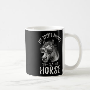 Vintage My Spirit Animal Is A Horse Coffee Mug