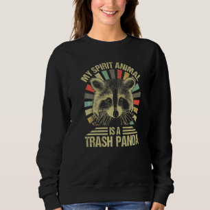 Vintage My Spirit Animal Is A Trash Panda Premium Sweatshirt
