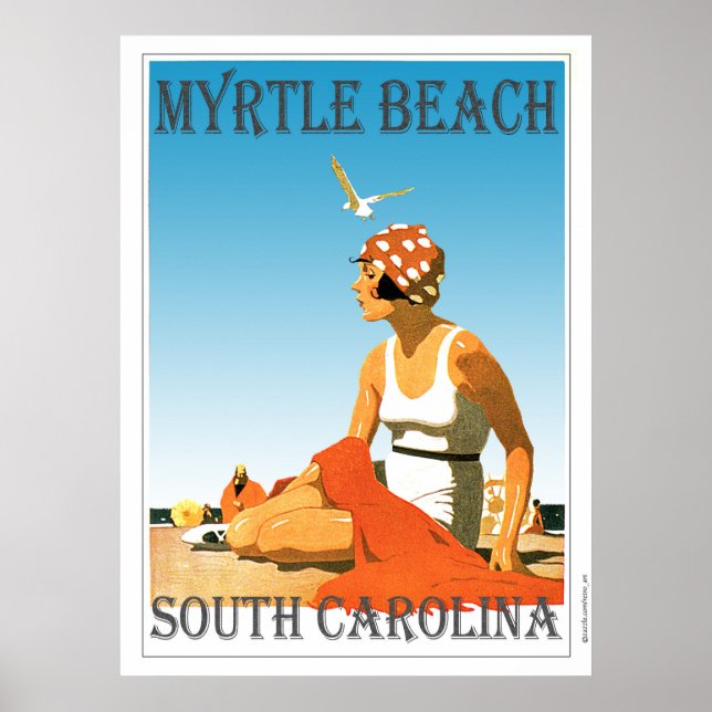 Vintage Myrtle Beach Poster (Front)