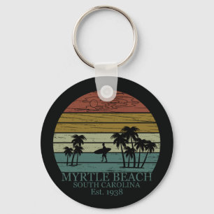 Vintage Myrtle Beach South Carolina Key Ring