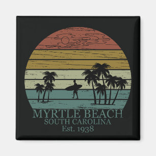 Vintage Myrtle Beach South Carolina Magnet
