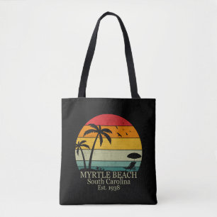 Vintage Myrtle Beach South Carolina Tote Bag