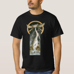 Vintage Mythology, a Winged Dragon in the Ocean T-Shirt