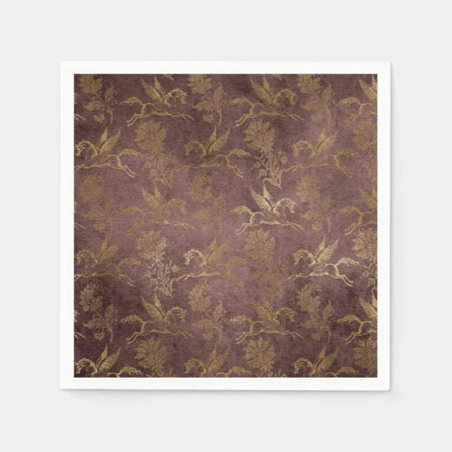 Vintage Mythology Fantasy Pegasus Wallpaper Napkin (Front)