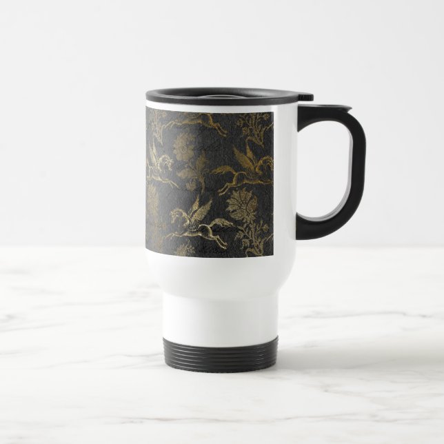 Vintage Mythology Fantasy Pegasus Wallpaper Travel Mug (Right)