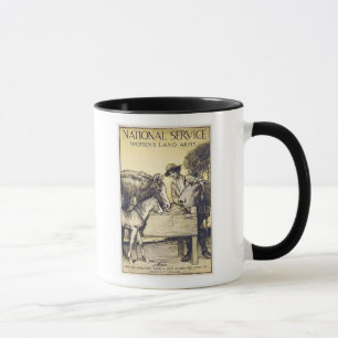 Vintage Naitonal Service Women's Land Army Recruit Mug