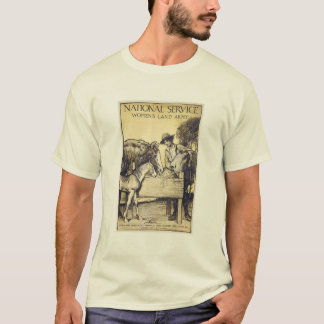 Vintage Naitonal Service Women's Land Army Recruit T-Shirt