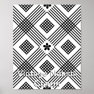 Vintage Nakshi Charm Poster