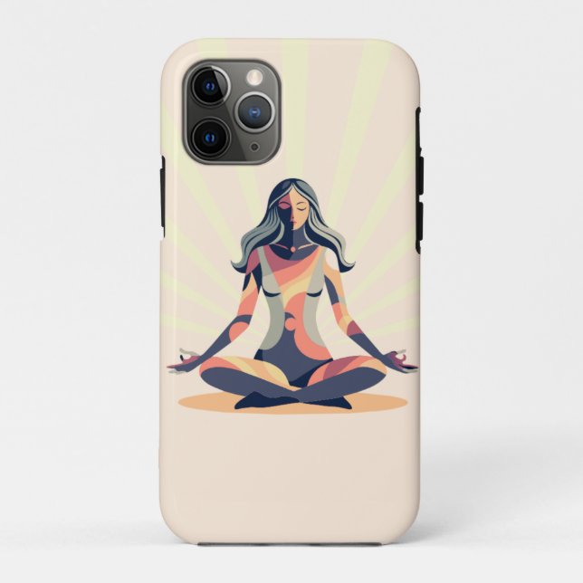 Vintage Namaste Case-Mate iPhone Case (Back)