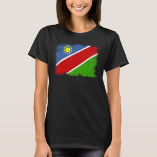 Vintage Namibia Flag Namibian Independence Day T-Shirt
