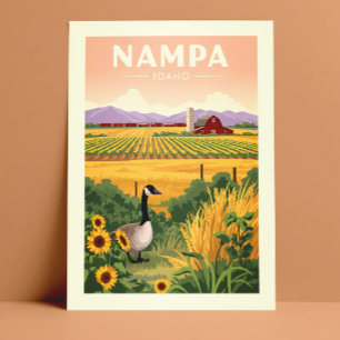 Vintage Nampa Idaho Postcard