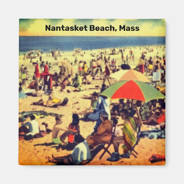 Vintage Nantasket Beach, Massachusetts Magnet (Front)