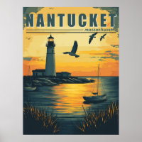 Vintage Nantucket, Massachusetts - Island Charm