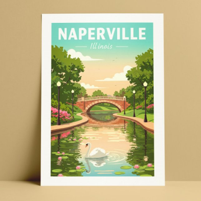 Vintage Naperville Illinois Postcard (Creator Uploaded)