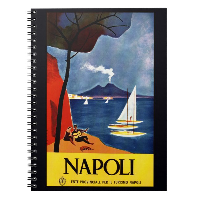 Vintage Napoli Naples Italy notebook (Front)