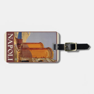 Vintage Napoli Poster - Italy Luggage Tag