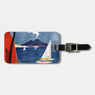 Vintage Napoli Travel Love Romance Luggage Tag