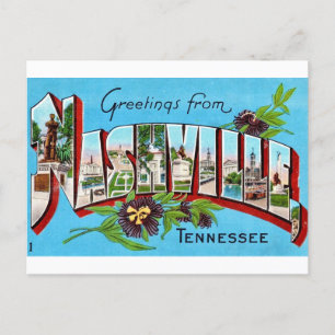 Vintage Nashville Greeting Postcard