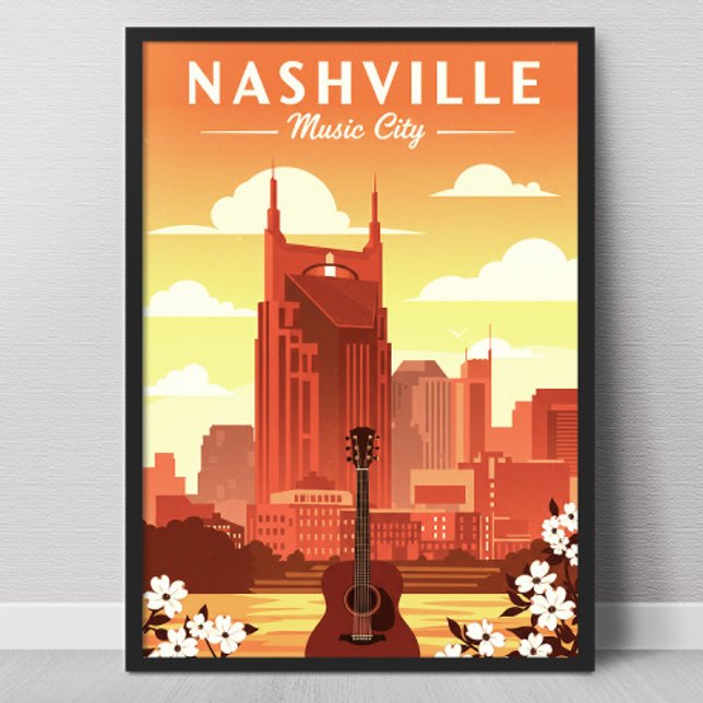 Vintage Nashville Poster (Creator Uploaded)