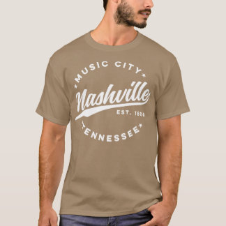 Vintage Nashville Tennessee Music City Retro USA T-Shirt