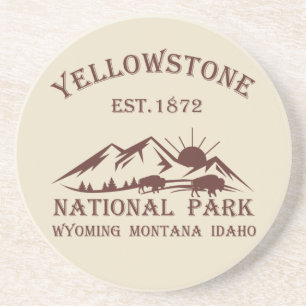 Vintage National Park Yellowstone Coaster