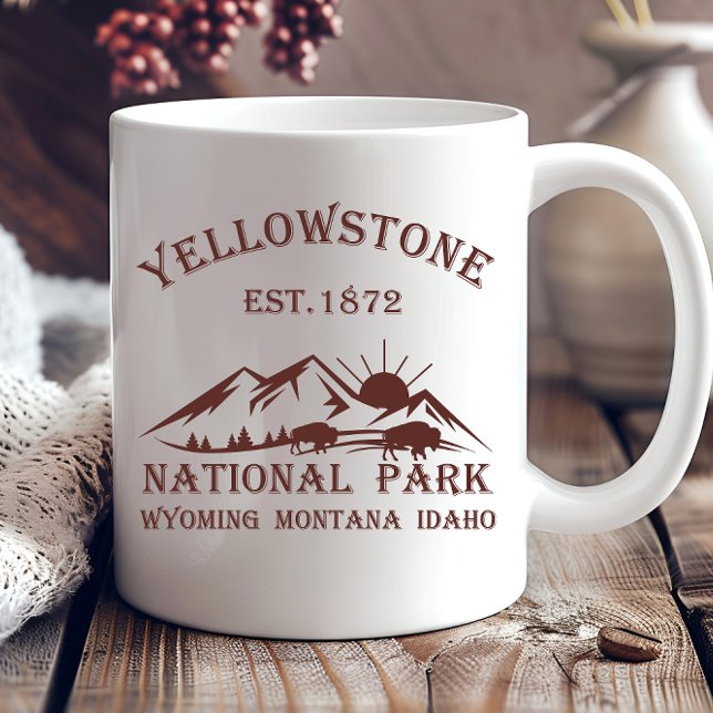 Vintage National Park Yellowstone Mug (Creator Uploaded)