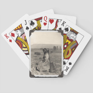 Vintage Native American Camp Apache Playing Cards