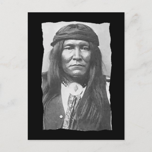 Vintage Native American Cochise Apache Postcard (Front)