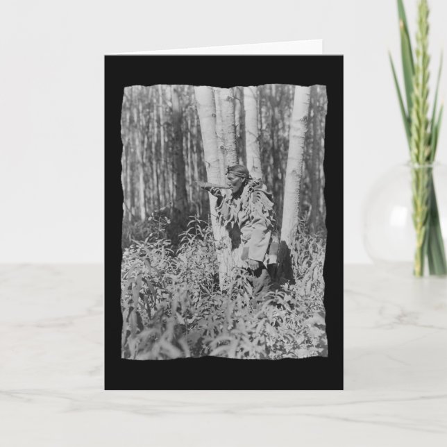 Vintage Native American Cree Card (Front)