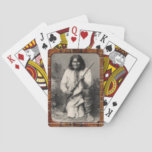 Vintage Native American Geronimo Apache Playing Ca Playing Cards
