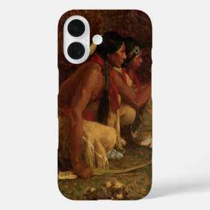 Vintage Native American, Hunting for Deer by Couse iPhone 16 Case