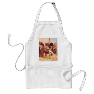 Vintage Native Americans, Buffalo Dance by Cassidy Standard Apron