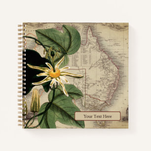 Vintage Native Passionfruit Notebook