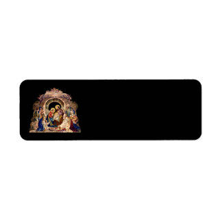 Vintage Nativity Address Labels
